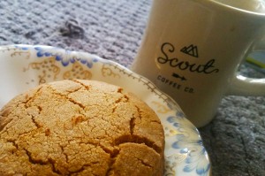 biscuit and coffee